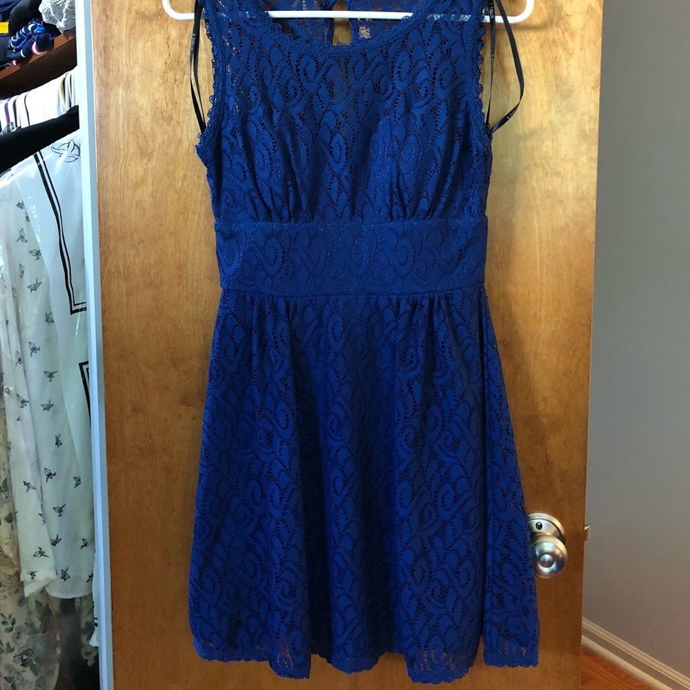 Lace Fit & Flare Dress